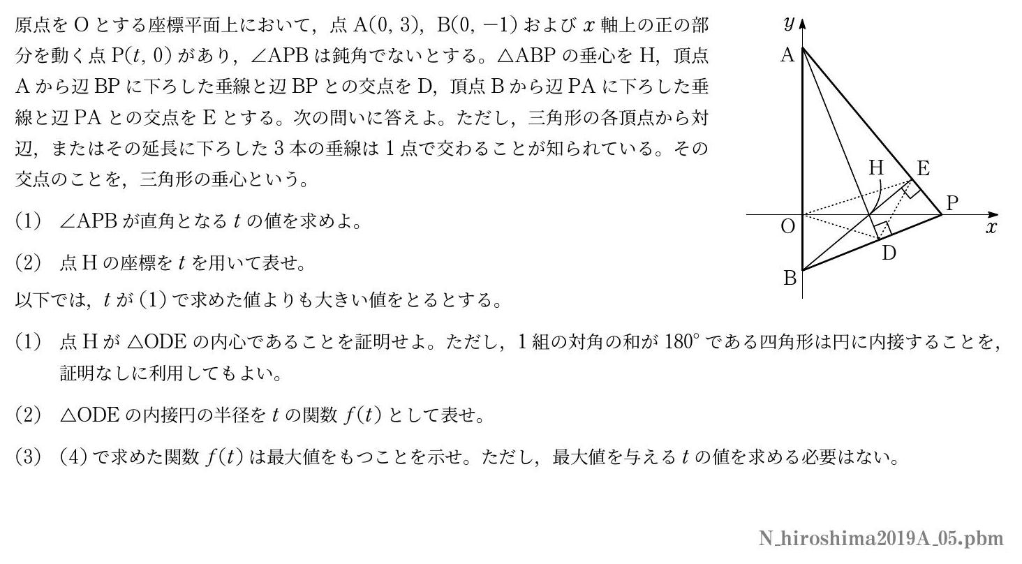 2019年度 第５問　