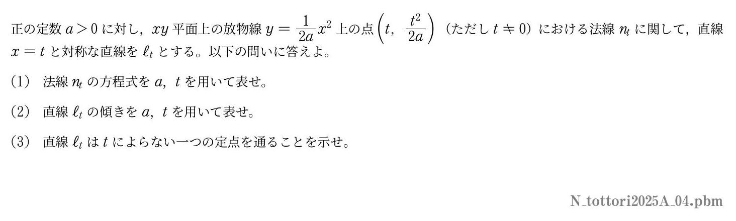 2025年度 第４問　